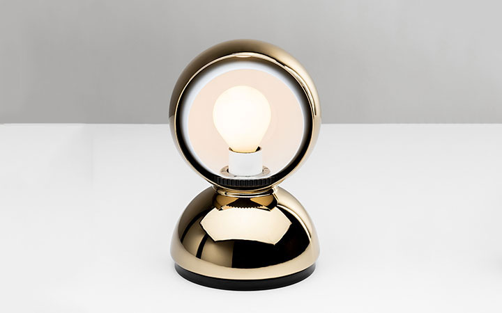 Eclisse PVD Table Lamp by Artemide Table Lamps Eclisse PVD Table Lamp by Artemide Table Lamps